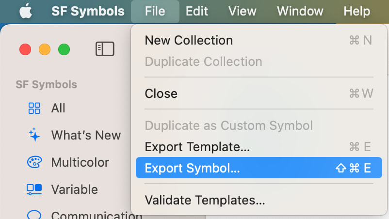 Export Symbol
